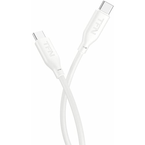 Кабель USB Type-C TFN TypeCTypeC silicone 0.6m white TFN-C-SIL-CC06M-WH кабель usb type c tfn typectypec silicone 0 6m white tfn c sil cc06m wh