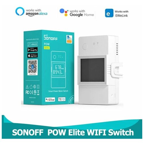 Wi-fi реле / регистратор / датчик напряжения Sonoff POW Elite 16A POWR316D wifi реле sonoff powr3
