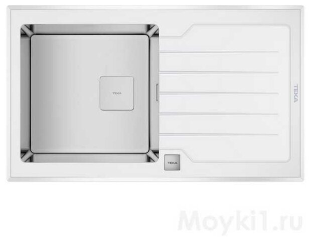 Кухонная мойка Teka DIAMOND RS15 1B 1D 86 REV 2 AUTO WST WHITE