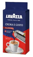 Кофе молотый Lavazza Crema e Gusto вакуумная упаковка 250 г