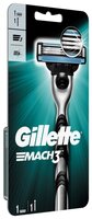 Бритвенный станок Gillette Mach 3 сменные лезвия: 3 шт.