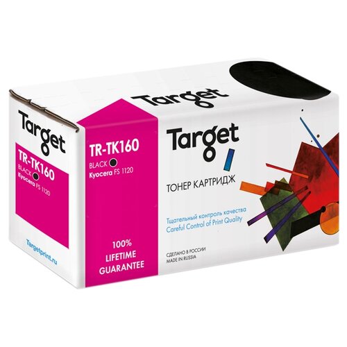 Картридж Target TR-TK160, 2500 стр, черный тонер туба profiline tk 160 для принтеров kyocera fs 1120 fs 1120d fs 1120dn ecosys p2035 p2035d 2500 копий совместимый