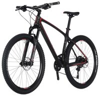 Горный (MTB) велосипед Author Modus 27.5 (2019) carbon matt/red/grey 16