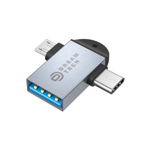 Адаптер переходник OTG Z3 MICRO USB,TYPE-C-USB DREAM