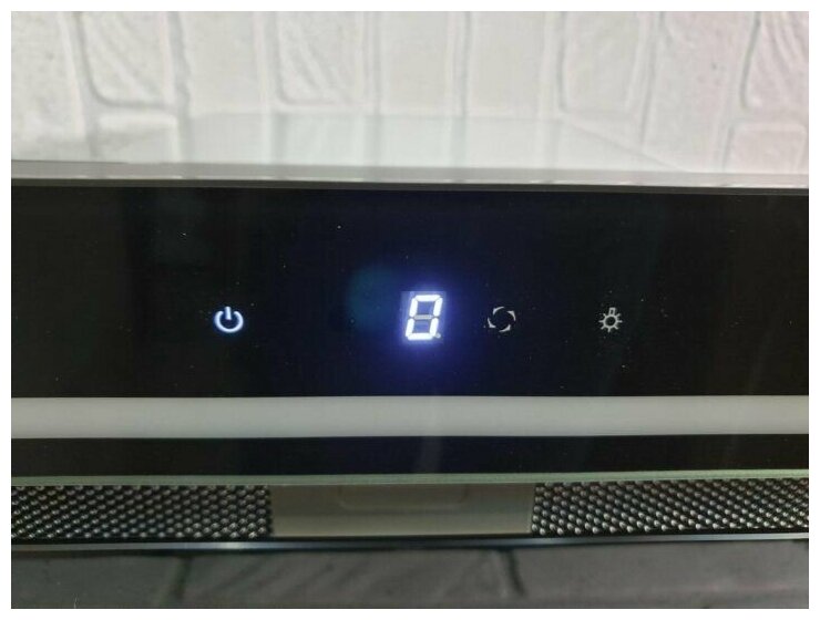 Кухонная вытяжка MACBI полновстраиваемая Черное стекло MC60TL + пульт управления - фотография № 6