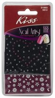 Набор: наклейки KISS Nail Artist Rhinestones 10 г серебряный