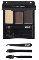 Kiss New York Professional Набор для моделирования и коррекции бровей Top brow Brunette коричневый