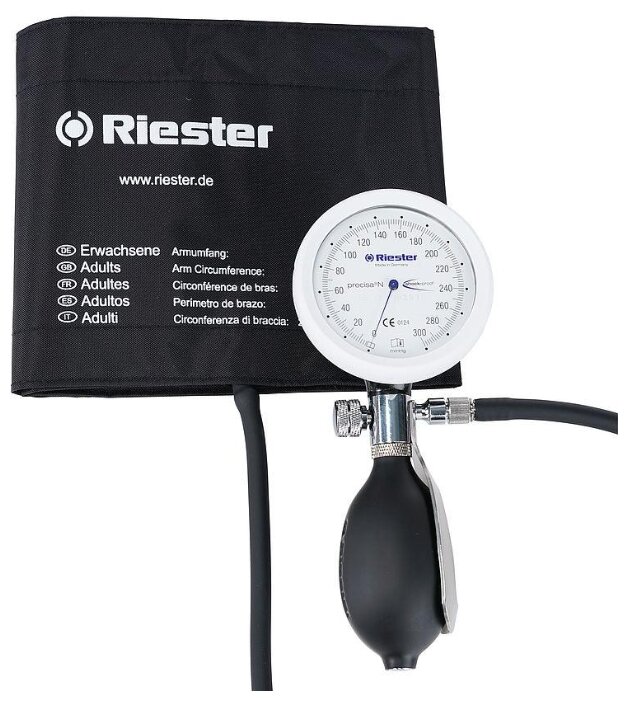 Тонометр Rudolf Riester Precisa N Shock-Proof, пластик/металл, 1 шланговый, стандартная манжета