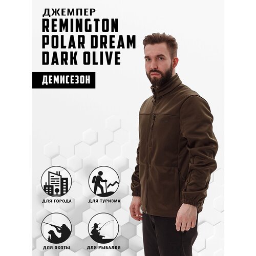 жилет remington equinox olive р xl rm1408 304 Джемпер Remington Polar Dream Dark Olive р. XL
