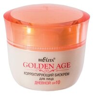 Биокрем Bielita Golden Age корректирующий для лица дневной spf 10 50 мл