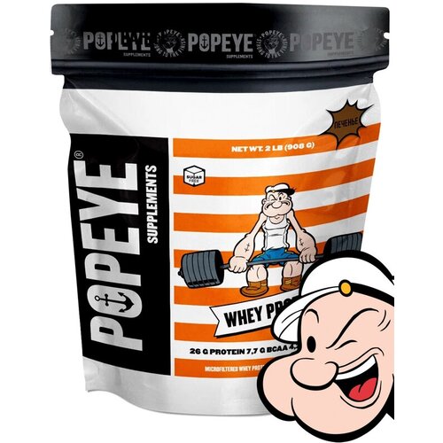 Протеин Popeye Supplements Whey Protein - 908 грамм, печенье протеин allnutrition whey protein печенье 908 грамм