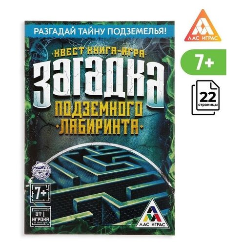 Книга-квест «Загадка подземного лабиринта» версия 1, 7+