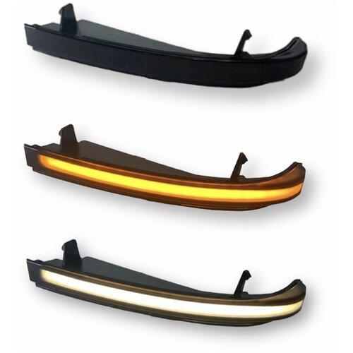 Повторители поворотников в зеркала Лада Приора 2170 Lexus в стиле White Мульти плазма