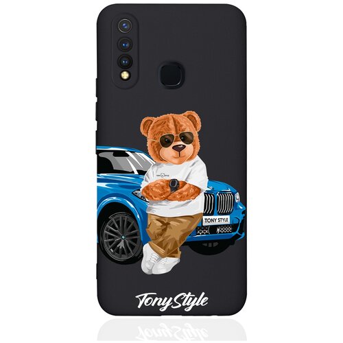 Черный силиконовый чехол Tony Style для Vivo Y19/U3 Tony Style с машиной черный силиконовый чехол tony style для vivo y19 u3 tony style why so serious