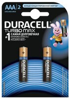 Батарейка Duracell LR03-2BL Turbo MAX 2 шт блистер