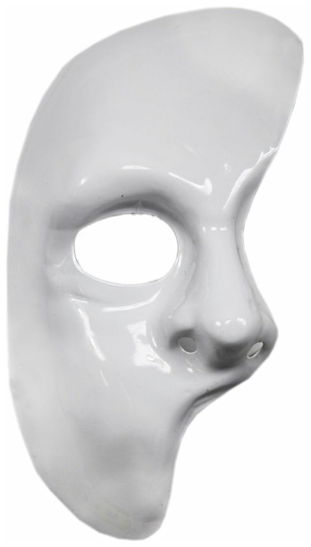 Карнавальная маска призрак оперы на пол лица