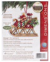 Dimensions Набор для вышивания Sleigh Ornament (Украшение Сани) 10,7 х 8,2 см (70-08914)