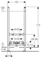 Рамная инсталляция GEBERIT 111.534.00.1 синий