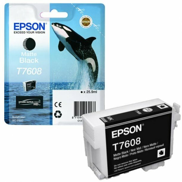 Картридж EPSON T7608 черный матовый [c13t76084010] - фото №2