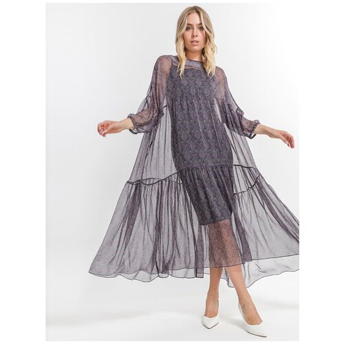 фото Платье шифоновое нарядное длинное artwizard