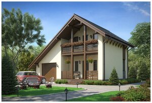 Проект <b>газобетонного</b> дома Catalog-Plans-58-56A (66,46кв. м, 10x7,5м, газобетон 400) Проект небольшог