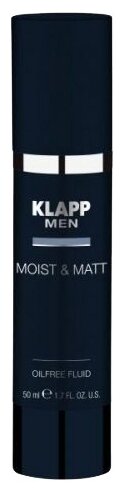 KLAPP Cosmetics Увлажняющий и матирующий флюид MEN Moist & Matt Oilfree Fluid, 50мл