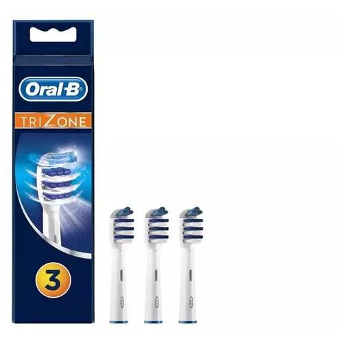 Набор насадок Oral-B Trizone для ирригатора и электрической щетки, белый, 3 шт. набор насадок oral b trizone для ирригатора и электрической щетки белый 3 шт