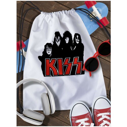 Мешок для сменной обуви kiss - 3019 heavy metal kiss band rock music diamond embroidery painting picture full drills mosaic cross stitch kits handwork decor gift