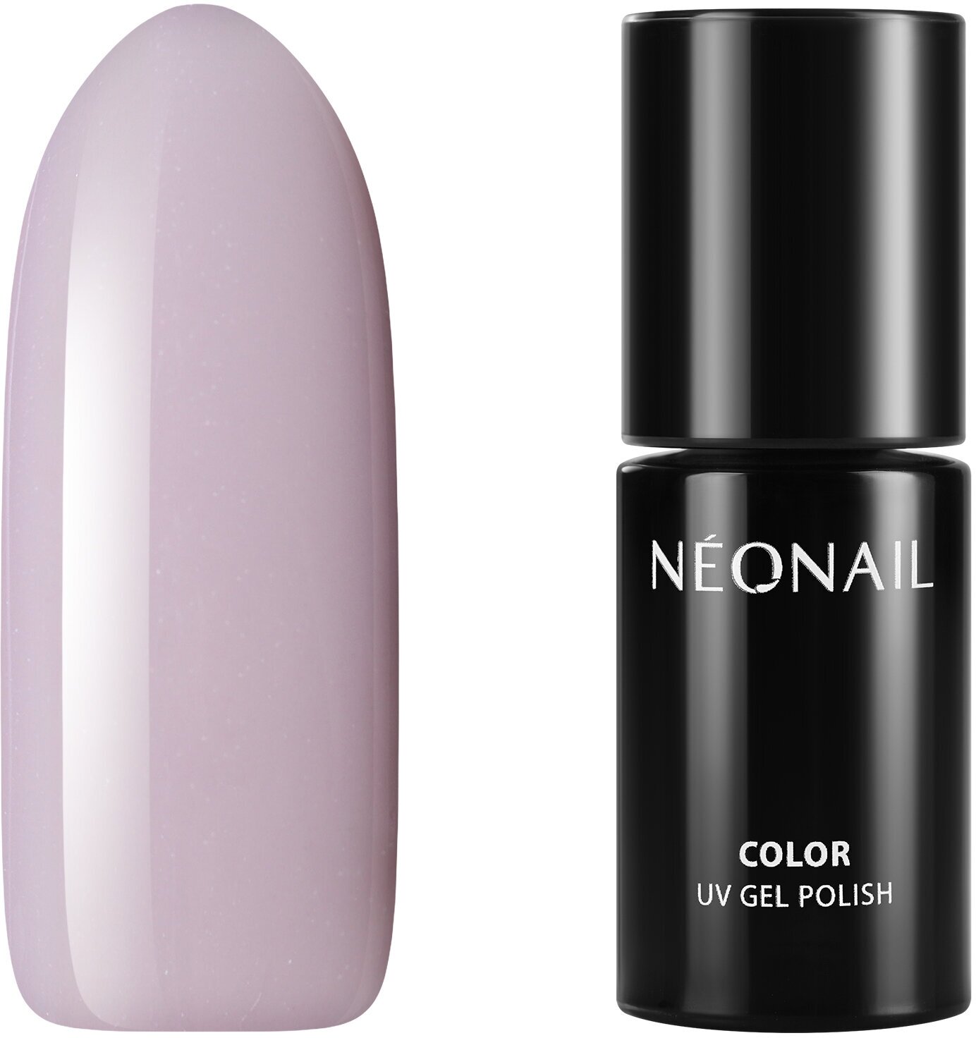 Гель-лак для ногтей с блестками NeoNail насыщенный, светлый, молочный розовый, 7,2 мл