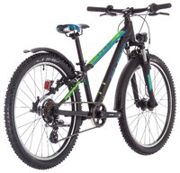 Подростковый горный (MTB) велосипед Cube Acid 240 Allroad (2019) black/blue/green (требует финальной