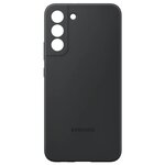 Панель-накладка Samsung Silicone Cover Black для Samsung Galaxy S22+ - изображение