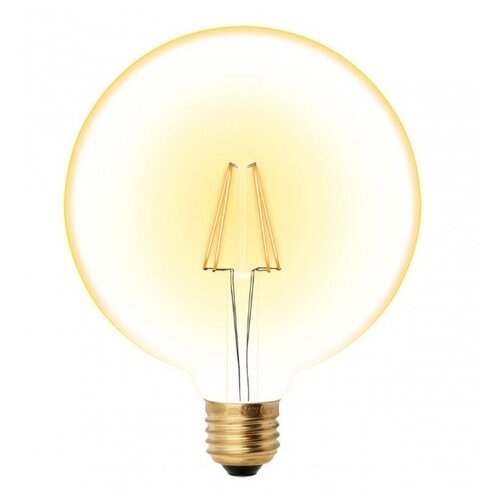 фото Лампа светодиодная uniel golden e27 8вт k led-g125-8w/golden/e27 glv21go