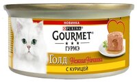 Корм для кошек Gourmet (0.085 кг) 12 шт. Gold Нежная начинка с курицей 0.085 кг 12