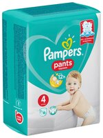 Pampers трусики Pants 4 (9-15 кг) 16 шт.