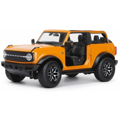 Машинка Maisto 1:18 2021 Ford Bronco Badlands (No Door, Badlands) 31457 maisto машинка металлическая 1 18 2021 ford bronco wildtrak 21 темно синий