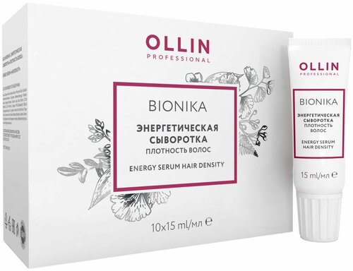 Сыворотка BIONIKA для восстановления волос OLLIN PROFESSIONAL плотность волос энергетическая 6*15 мл