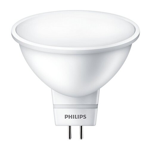 Лампа светодиодная Philips LED Spot 6500К, GU5.3, MR16, 5Вт, 6500 К