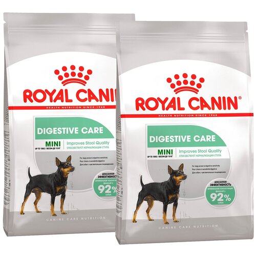 royal canin mini digestive care для взрослых собак маленьких пород для поддержания здоровья пищеварительной системы 1 1 кг Сухой корм ROYAL CANIN MINI DIGESTIVE CARE для взрослых собак маленьких пород для поддержания здоровья пищеварительной системы (3 + 3 кг)