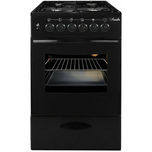 Лысьва Плита газовая 50х60 лысьва ГП 40р0 МС-2у черная без крышки 1825700₽