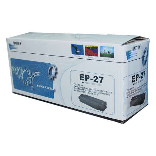 картридж galaprint ep 26 ep 27 для canon lasershot lbp3200 i sensys mf3220 mf3228 mf3240 laserbase mf3110 mf5630 mf5650 mf5730 mf5750 mf5770 2500 копий лазерный совместимый Картридж со скрепками Uniton EP-27, 2500 стр, черный