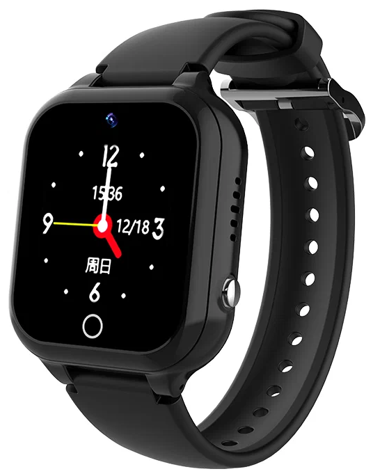 Умные часы для детей с сим-картой Smart Baby Watch C80 4G, Wi-Fi, GPS с кнопкой SOS, с сим картой и видеозвонком (черный)