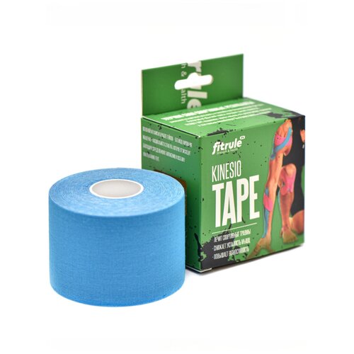 фото Fitrule кинезио тейп kinesio tape (5 cм х 5 м) (синий)