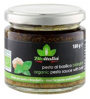 Соус Bioitalia Песто с базиликом, 180 г