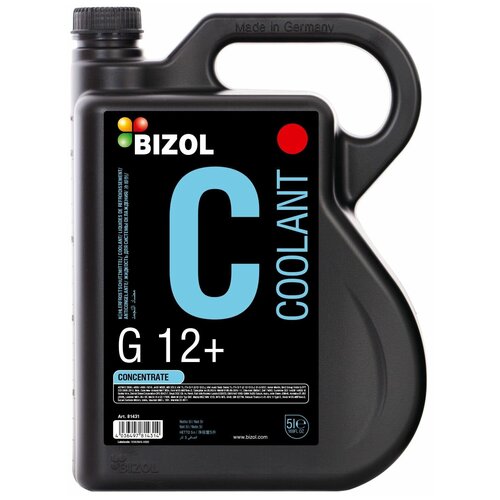 Антифриз BIZOL Coolant G12+ 5л (концентрат)