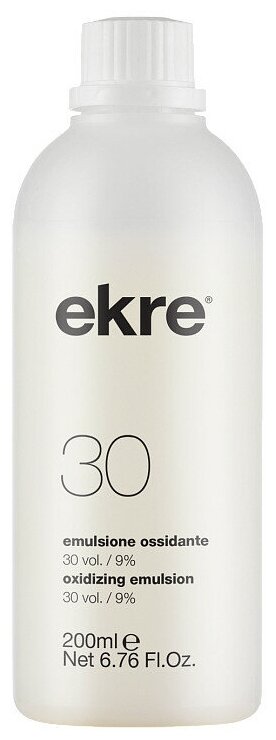 Окислительная эмульсия для краски Ekre Oxidizing Emulsion (30 vol) 9%, 200 мл
