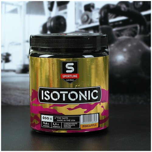 Изотоник SportLine IsoTonic, ананас, 600 г