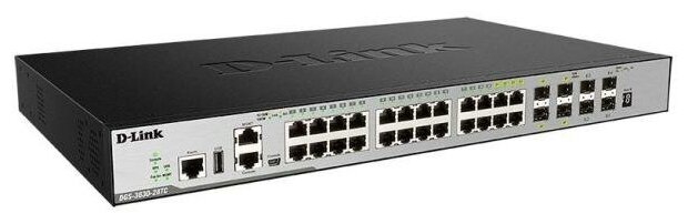 Коммутатор D-Link DGS-3630-28TC/A2ASI 24G 4SFP+ управляемый