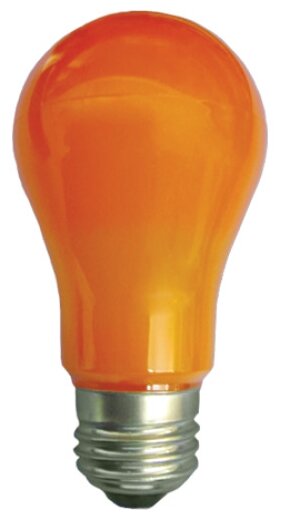 Светодиодная лампа Ecola classic LED color 8,0W A55 220V E27 Orange Оранжевая 360° (композит) 108x55 K7CY80ELY