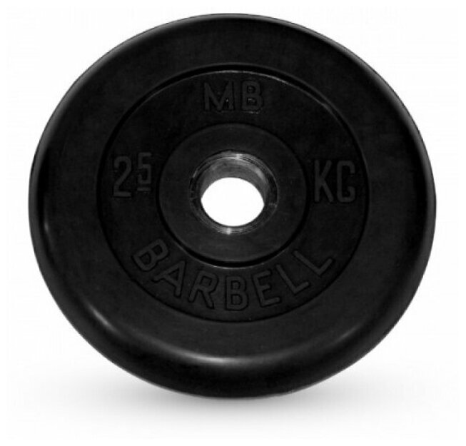 Диск MB Barbell «Стандарт», 31 мм, 2.5 кг (MB-PltB31-2,5), для штанги