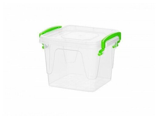 Контейнер пластиковый «Fresh Box» 0,55 л квадратный (Эльфпласт) - фотография № 3
